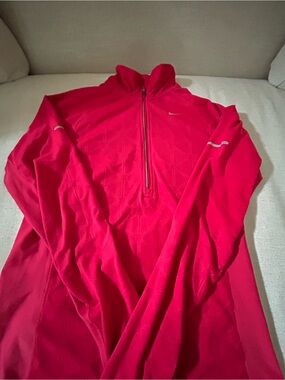 Nike Women's Hot Pink Half-Zip Jacket